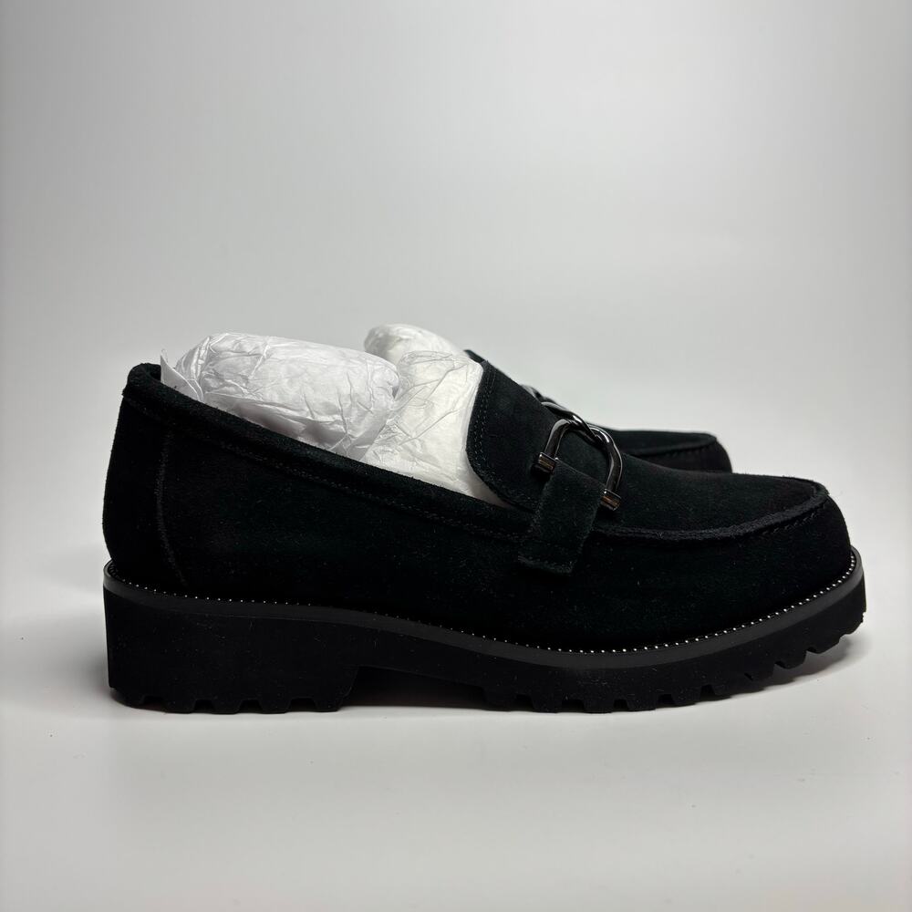 Vaneli Zack Waterproof Suede Bit Loafers in Black - Picture 2 of 9